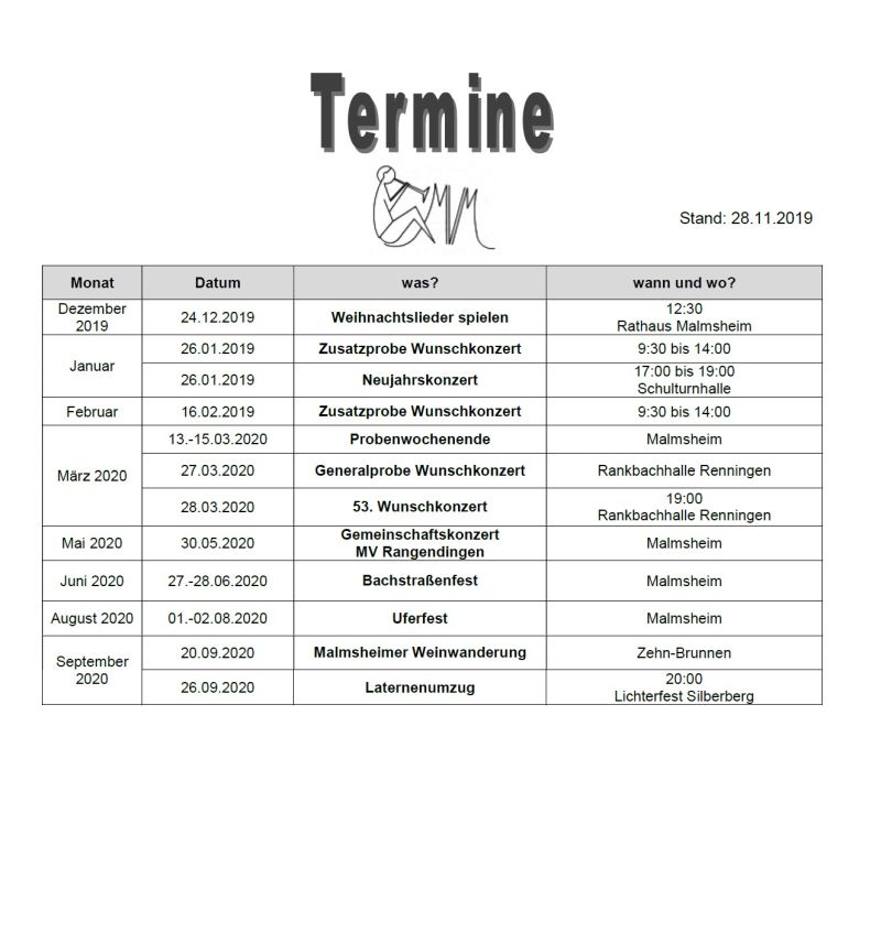 2019 11 28 Termine 2020